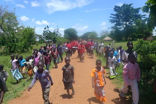 Adult literacy graduation in Ligingi
